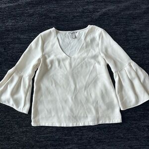 H&M Ruffle Bell Sleeve Blouse